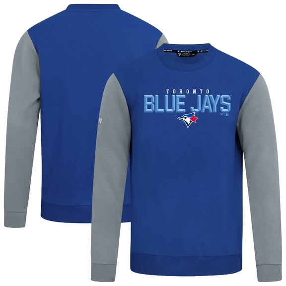 Men's Levelwear Royal Toronto Blue Jays Throwback Ultimate Carve Sweatshirt