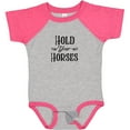 thumbnail image 3 of Inktastic Hold Your Horses Boys or Girls Baby Bodysuit, 3 of 5