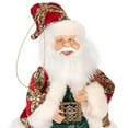 thumbnail image 4 of STP Goods Santa Claus 9" Christmas Figurine Green / Red, 4 of 5