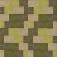 thumbnail image 1 of Ahgly Company Machine Washable Indoor Square Transitional Metallic Gold Area Rugs, 8' Square, 1 of 7
