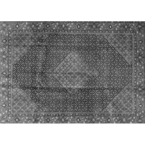 Ahgly Company Indoor Rectangle Persian Gray Traditional Area Rugs, 2' x 5'