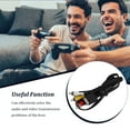 thumbnail image 4 of Methold Reemplazo de mayor longitud para PS3 PS2 PS1 AV Audio Video Cable Cable Sistema de consola Type3 NO3, 4 of 6