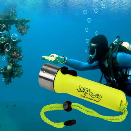 Intova Aluminum Waterproof Torch - Underwater 1200LM CREE XM-L XPE LED Diving Flashlight Torch Lamp Waterproof