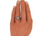thumbnail image 2 of 4.00 Ct Stunning Round Diamond Bridal Rings Solid 18K Rose Gold, 2 of 5