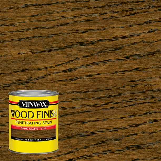 Minwax Wood Finish Stain, Dark Walnut, 1 Quart Walmart