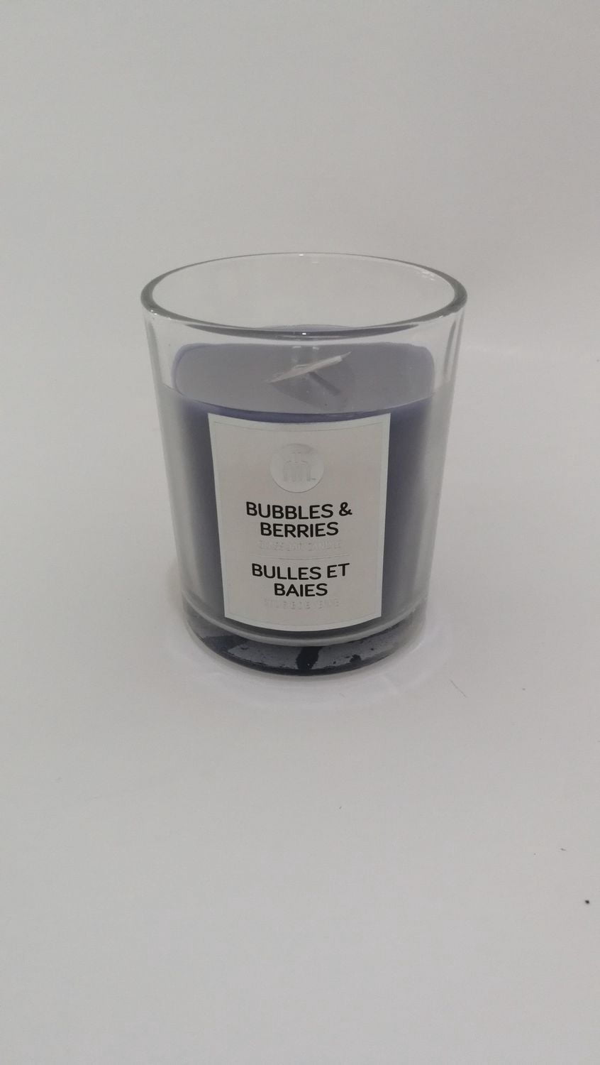 Bougie en pot de verre