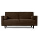 thumbnail image 2 of Sofá Cama De Velvet Chocolate Beehive Memory Foam Modelo Calandra, 2 of 8