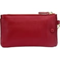 thumbnail image 5 of Women's Genuine Leather Wristlet Handbags Envelope Style Cell Phone Purse Card Holder Clutch Wallet, 5 of 6