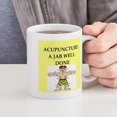 thumbnail image 4 of CafePress - Acupuncture Mug - 11 oz Ceramic Mug - Novelty Coffee Tea Cup, 4 of 4