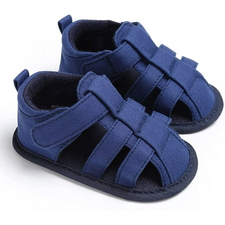 

Summer Infant Baby Girls Boys Soft Sole Newborn Non-slip Canvas Shoes Sandals Prewalker