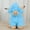 Blue, variant on New Scottish Highland Cow Plush 11.8" Stuffed Animal Realistic Cow Toys Realistic Soft Stuffed Stuffed Animal Toy, Suitable for Fans