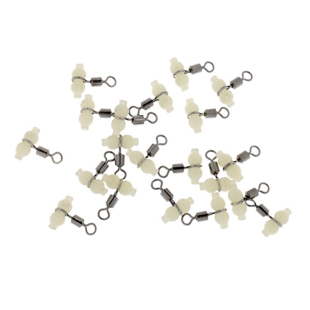 2 # De Banceo De Giratorio Conector Con Bos Sunnimix Swivels de la pesca