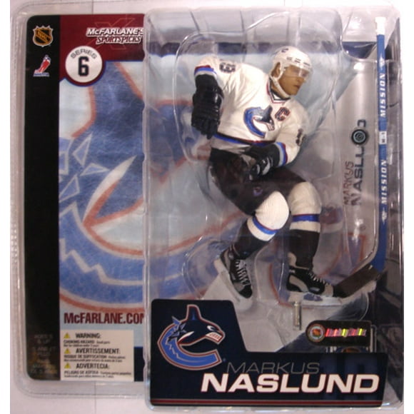 NHL Sportspicks Series 6 Markus Naslund (Vancouver Canucks) White Jersey Variant