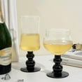 thumbnail image 6 of Classic Goblet Party Glasses - 13.5 Oz Goblet Trestle Glassware Wine Glasses Goblets - Beverage Stemmed Glass Cups for Wine, Soda, Juice in Dinner Parties, Bars, Restaurants, 6 of 9