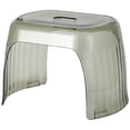 thumbnail image 1 of OULII Foot Stool for Toilet Bathroom Footrest Transparent Green Anti-slip 1Pcs, 1 of 7