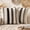 Black Stripe, variant on Boho Decorative Pillow Covers Gray Blue Stripe 18x18 Inch Pack of 2