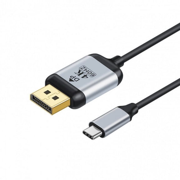 JSER USB 3.1 Type C USB-C Source to DisplayPort DP Displays Male 4K Monitor Cable for Laptop 1.8m