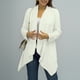 thumbnail image 4 of Puntoco Moda Mujer Manga Larga Suelta Color Sólido Solapa Felpa Cardigan Abrigo Blusa Liquidación Puntoco Puntoco-7063, 4 of 9