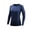 Navy, variant on Women's Casual Workout Shirt Stretch Quick Dry Yoga Fitness Top Raglan Long Sleeve T-Shirt,S,Green