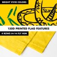 thumbnail image 5 of G128 Combo Pack: Flag Pole 6 FT White Tangle Free & No Step On Snek Flag 3x5ft 150D Printed Polyester, 5 of 9