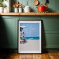 thumbnail image 6 of UNITED STATES | White Silence - Photography Beach Ocean Coastal Surfboard Summer Minimalist Seascape Black Framed Wall Art Print 5 x 7 inches, 6 of 8