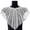 Silver, variant on Lynono Artistic Jeweled Sequins Collar Fabric Suit Crafts for Jeans Hat Scarf Curtain