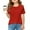 Red, variant on Lopecy-Sta Girls Pleated T-Shirts Kids Summer Casual Short Sleeve Girls Fashion Tops Tees 3-14 Years