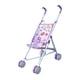 thumbnail image 3 of Cochecito de muñecas para niños, carrito de juguete, carrito de transporte de muñecas, carrito interactivo plegable Púrpura, 3 of 9