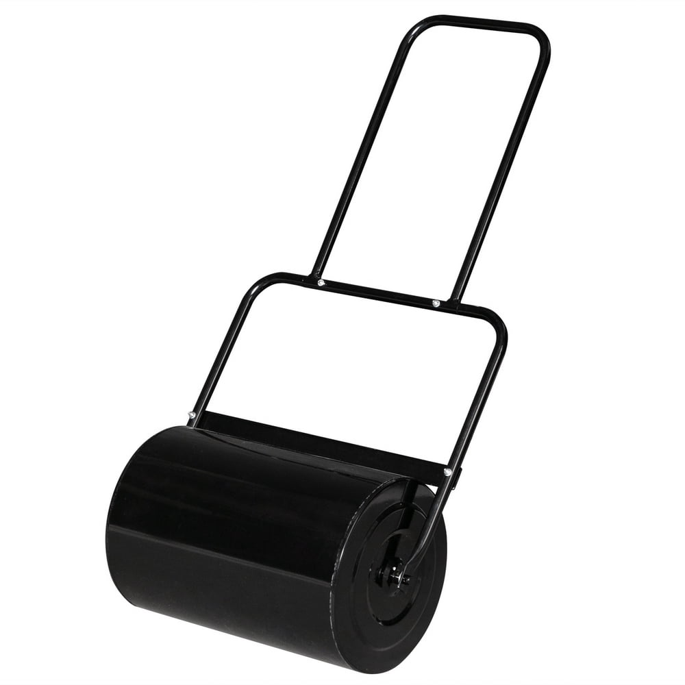 Water/Sand Filled Roller,Perfect for Flattening Sod in The Garden 13 gallons Garden Drum Roller Push/Tow Behind 13 by 24-Inch OCDAY Lawn Roller Tow Behind Water Filled Roller 