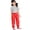Red, variant on EnJoCho Kids Rain Pants 𝖶aterproof Mud Dirt Proof Windproof Suspender Overalls 𝖣ungarees for Boys Girls Outdoor Play Gear Rainwear Lightweight All Weather Protection