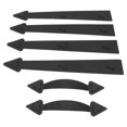 thumbnail image 3 of Hinges And Handles Kit, Barn Door Handles Decorative Hinges Handles  For Gates For Barn Doors For Garages For Cabinet, 3 of 8