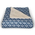 thumbnail image 2 of Creative Products Scallop Pattern 50x60 Sherpa Fleece Blanket, 2 of 3