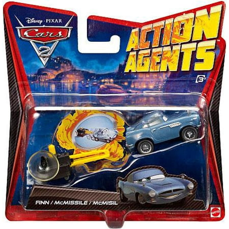 Disney Cars Action Agents Finn McMissile Plastic Car