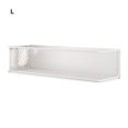 thumbnail image 3 of VONKY Stainless Steel Nanocell Refrigerator Storage Box For Organized And Tidy Storage Easy Access White tall Large size, 3 of 6