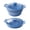 Dark Blue-WLL-22x12cm, variant on Collapsible Silicone Soup Pot, Multi‑Purpose Steaming Cookware With Lid, Foldable Cooking Bowl For Home Kitchen Camping Use