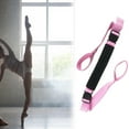 thumbnail image 4 of Correa de , correa de estiramiento de , ejercicio de flexibilidad, multifuncional, profesional, elástica, ajustable, cinturón de estiramiento Rosa, 4 of 4