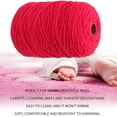 thumbnail image 4 of Carpet Yarn, 437 Yards Long Tufting Yarn Easy To Clean Bright Color Soft Comfortable  For DIY, 4 of 8