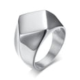thumbnail image 1 of Anillo cuadrado Punk para hombre, joyería de acero inoxidable 316L, anillos personalizados, Color negro, dorado y plateado, accesorios de joyería impermeables, regalos, 1 of 4