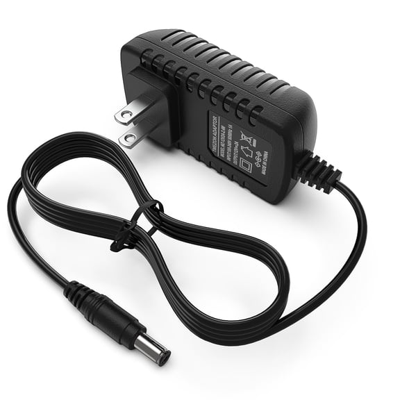 LujingZ 12V 2A Power Adapter - AC to DC with 2.1mm X 5.5mm Plug, 3 - Foot Cord for LED Strips, Cameras & More