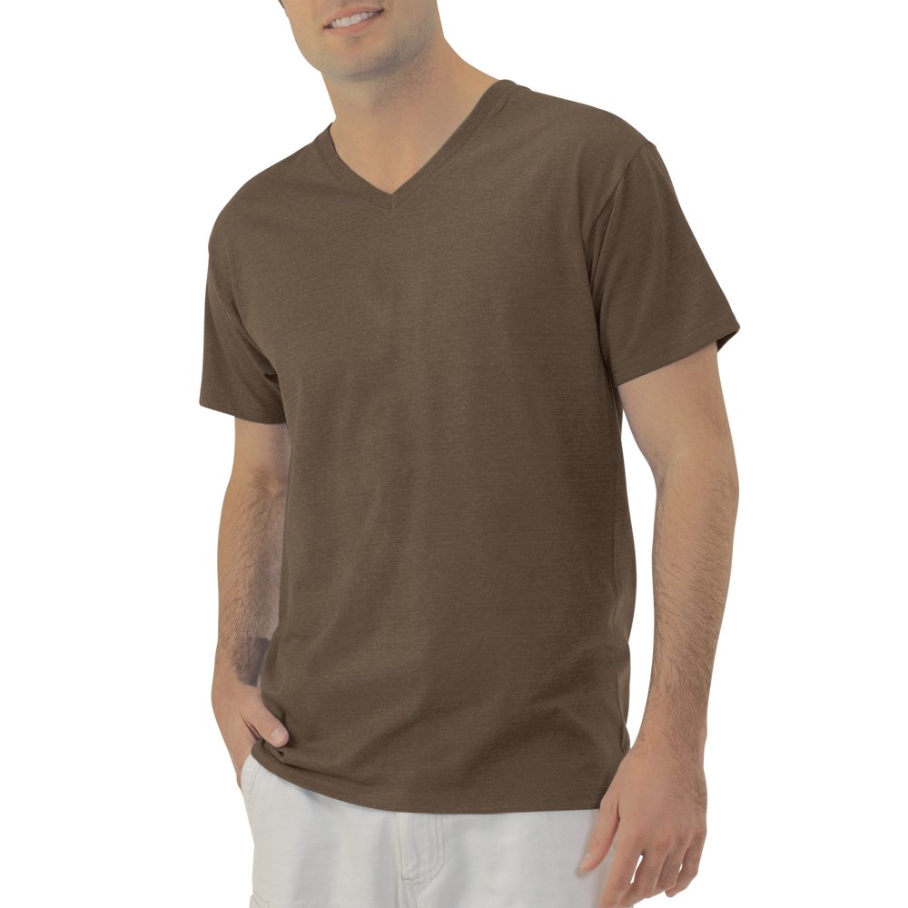 Fruit of the Loom Platinum EverSoft Big Men's Short Sleeve VNeck T