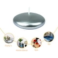 thumbnail image 5 of Jeco CFZ-066-6 3 in. Floating Candles, Metallic Silver - 72 Piece, 5 of 6