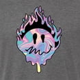 thumbnail image 6 of Wild Bobby Trippy Happy Face Men Premium Tri Blend Tee, 6 of 6