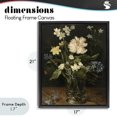 thumbnail image 4 of Stupell Industries Transitional Chrysanthemum & Flowers in Vase Black Floating Frame Canvas Art, 17 x 21, by Vintage Hustle, 4 of 8