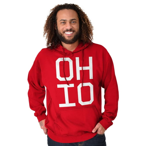Ohio Souvenir OH Hometown Pride Unisex Plus Fleece Graphic Hoodie Brisco Brands 2X