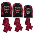 thumbnail image 2 of LuLiaMenton Matching Family Christmas Pajamas, Dachshund Through Snow Long Sleeve Red Plaid Pants, 2 of 5