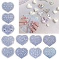 thumbnail image 4 of 32 Mini tamaño Nail Art molde de silicona flor hueso cráneo plantilla Gel acrílico herramienta, 4 of 5