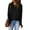 Black, variant on Ronuti Long Sleeve Shirts for Women Tunic Tops Thumb Hole Oversized Tshirts Fall Outfits