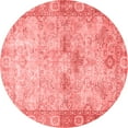 thumbnail image 1 of Ahgly Company Indoor Round Persian Red Traditional Area Rugs, 6' Round, 1 of 4