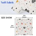 thumbnail image 3 of JSTEL Polka Dot Hearts Cloth Napkins Set of 4, 20x20 Inch Washable and Reusable Napkin for Decoupage Dinner Party Everyday Use, 3 of 6