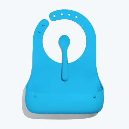 

Avanchy Roll & Go Silicone Bibs for Babies + Spoon